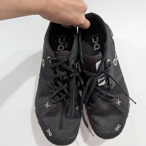 On Cloud CLOUD X 3 Running Shoes Black Size 8 - Picture 2 of 5